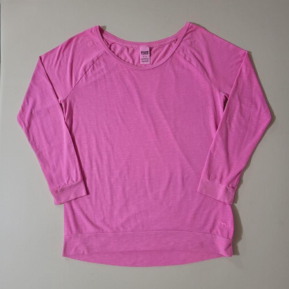 PINK Victoria's Secret Pink Roundneck Long Sleeve Pullover Top